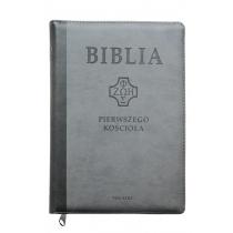 biblia pierwszego kościoła szara z paginatorami