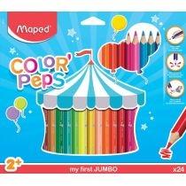 maped kredki jumbo color'peps early age trójkątne 24 kolor