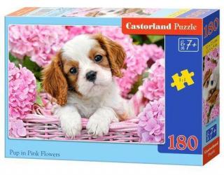 puzzle 180 piesek w koszyku b-018185 -