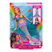 barbie malibu syrenka migoczące światełka lalka hdj36 mat