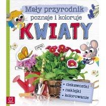 mały przyrodnik poznaje i koloruje. kwiaty