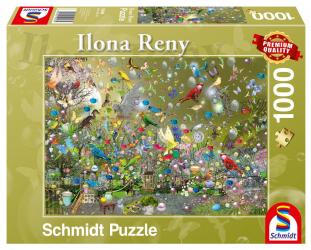 puzzle 1000 pq papugi w dżungli  i. reny 110821 -