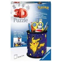 puzzle 3d 54 el. przybornik pikachu ravensburger