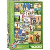 puzzle 1000 el. golf around the world eurographics