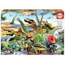 puzzle 500 el. dinozaury educa