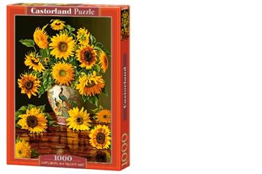 castor puzzle 1000 sunflowers in a peacock vase 38