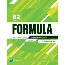 formula. b2 first. coursebook with key + książka w wersji 