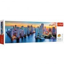 puzzle panoramiczne 1000 el. miami o zmroku trefl