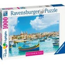 puzzle 1000 el. śródziemnomorska malta ravensburger