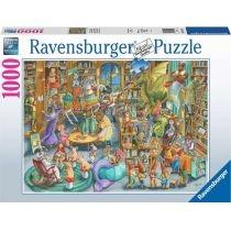 puzzle 1000 el. pólnoc w bibilotece ravensburger