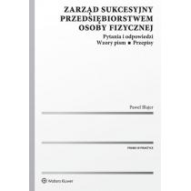 zarząd sukcesyjny przedsiębiorstwem osoby fizycznej. pytan