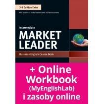 market leader 3ed extra intermediate cb with myenglab + dvd 