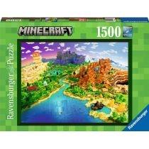 puzzle 2d 1500 el. world of minecraft 17189 ravensburger