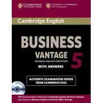 cambridge english business 5 vantage self-study pack