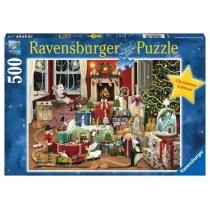 puzzle 500 el. w święta 16862 ravensburger