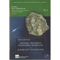 meteory meteoryty prametria słoneczna i..