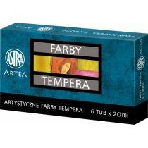 astra farby tempera 6 kolorów