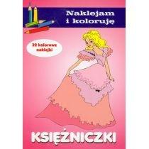 naklejam i koloruję - księżniczki