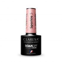 claresa soak off uv/led sparkle lakier hybrydowy 3 5 g