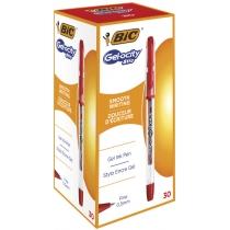 bic długopis żelowy gel-ocity stic 0,5 mm czerwony 30 szt.