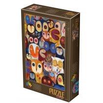 puzzle 1000 el. andrea kutri, collage, sowy d-toys