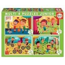 puzzle 4w1 sport educa