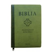 biblia pierwszego kościoła zielona z paginatorami