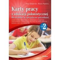 karty pracy z edukacji polonistycznej dla uczniów ze specja