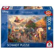 puzzle 1000 el. premium quality. thomas kinkade, słoń dumb