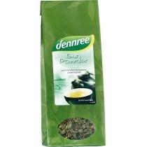 dennree herbata zielona gunpowder liściasta 100 g bio