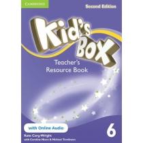 kid's box 2ed 6 teacher's resource book with online audio