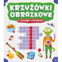 krzyżówki obrazkowe z wesołym ufoludkiem