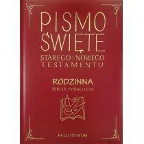 biblia tysiąclecia rodzinna ekooprawa, złocona