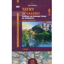 mapa - tatry w całości