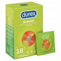 durex prezerwatywy arouser prążkowane 18 szt.