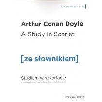 a study in scarlet. studium w szkarłacie z podręcznym sło