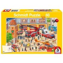 puzzle 60 el. dzień dziecka w straży pożarnej g3