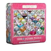 puzzle 1000 el. tea cup party tin 8051-5314 eurographics