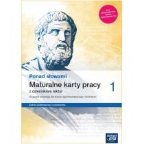 ponad słowami 1. język polski. maturalne karty pracy z dzi