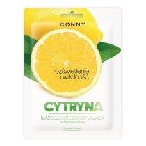 conny lemon essence mask rozświetlająca maseczka w płachc