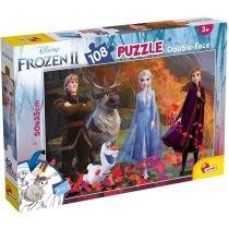 puzzle dwustronne plus 108 el. frozen 2 lisciani