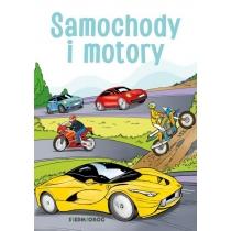 samochody i motory. kolorowanki poznawcze