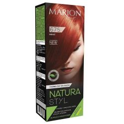 natura styl farba do włosów 675 miedź 80ml + odżywka 10m