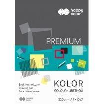 happy color blok techniczny kolor a4 premium 10 kartek