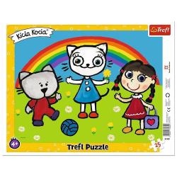 puzzle 25 ramkowe pogodny dzień kici koci 31389 -