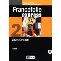 francofolie express 2. zeszyt ćwiczeń do języka francuski