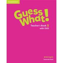 guess what! level 5 teacher&#039;s book with dvd british eng