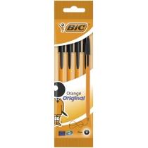 bic długopis orange original fine czarny 4 szt.