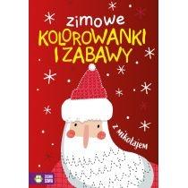 zimowe kolorowanki i zabawy z mikołajem