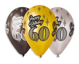 balony premium happy birthday 60 metal [6] 6926